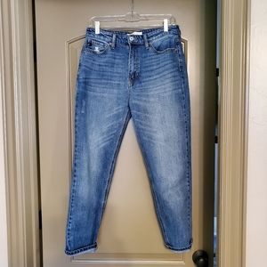 Bohme Women's High Rise Mom Jeans Size 28 Waist